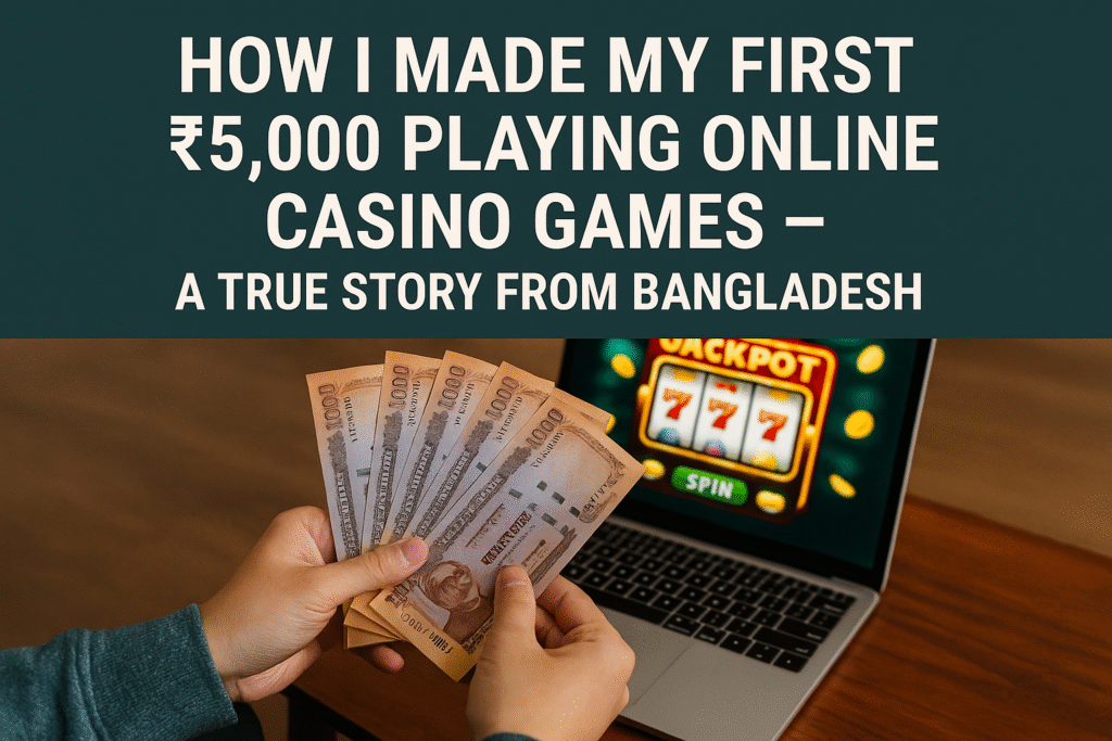 How I Made My First ৳5,000 Playing Online Casino Games – A True Story from Bangladesh