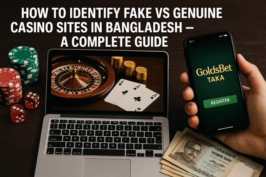 How to Identify Fake vs Genuine Casino Sites in Bangladesh – A Complete Guide with GoldsBet Taka 1 genuine casino sites in Bangladesh